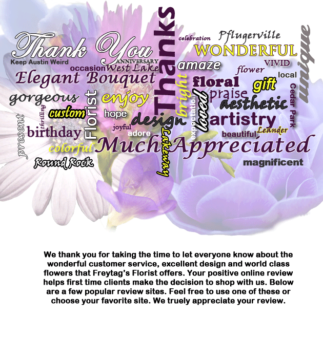 From the Freytag Family to Yours, Thank You!