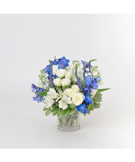 Celebrate the season with the Nutcracker arrangement, a timeless display of winter elegance. 