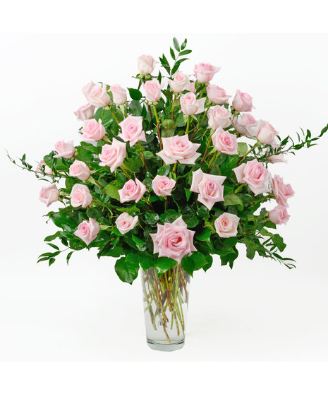 Freytag's Florist Forty Eight Pink Roses, 4 Dozen Pink Roses
