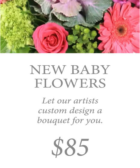 Custom Design New Baby Bouquet $85