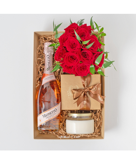 Choose between Josh Cellars Cabernet Sauvignon, Mionetto Prosecco Brut Rose, and La Marca Prosecco.