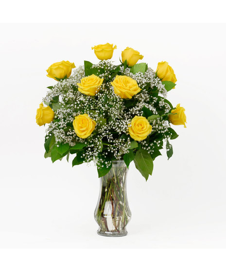 Yellow Dozen Roses