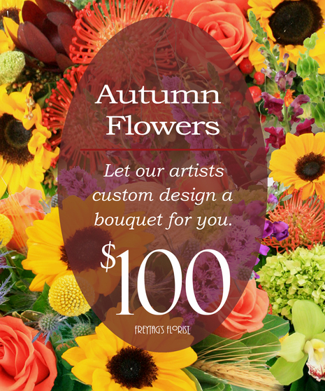 Custom Design Autumn Bouquet $100