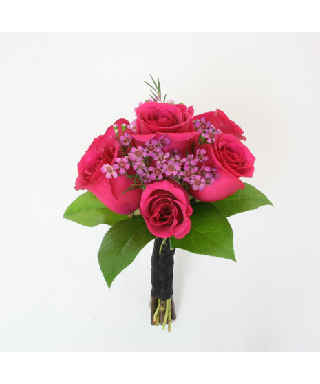 Pink Roses Hand-Tied Bouquet