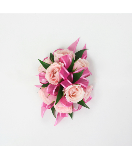 Pink Spray Rose Corsage