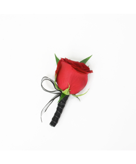 Red Rose Boutonniere