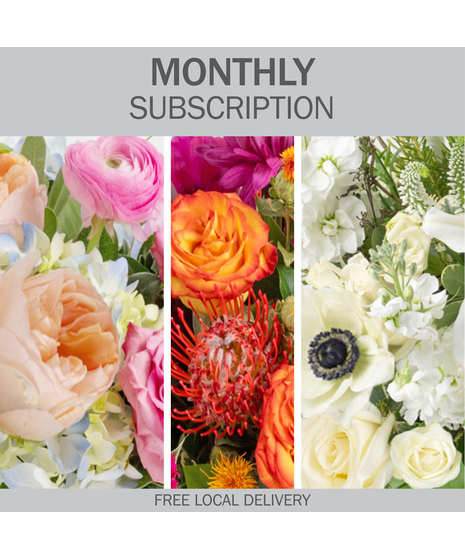 For those who adore fresh, beautiful flowers, our Monthly Floral Vase Subscription delivers a stunning bouquet right to your door each month.