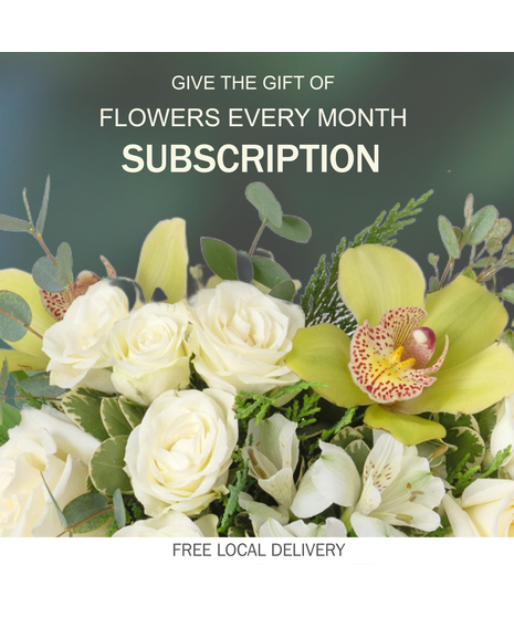 Monthly Flower Arrangement In A Vase Subscription