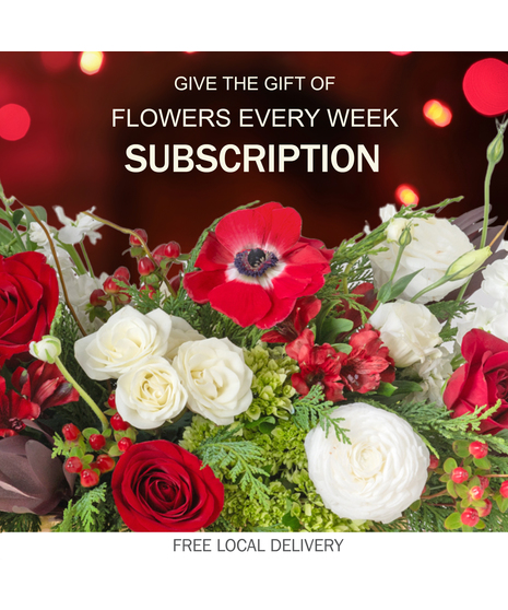 For those who adore fresh, beautiful flowers, our Weekly Floral Vase Subscription delivers a stunning bouquet right to your door each month.