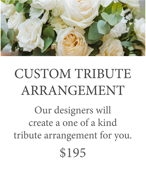 Custom Design Sympathy Tribute Arrangement
