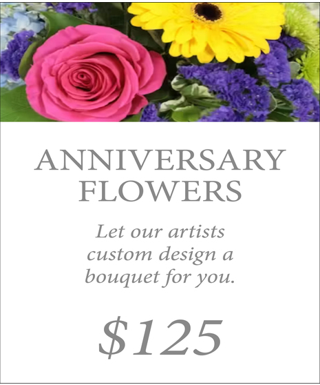 Custom Design Anniversary Bouquet $125